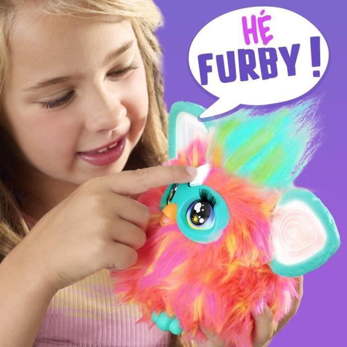 Furby corail, 15 accessoires, peluche interactive pour filles et garçons, animatronique activé par la voix, à partir de 6 ans