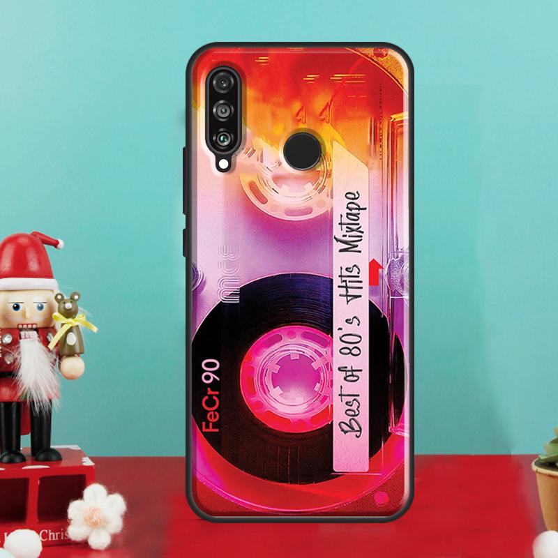 90s Retro Cassette Tape For Huawei Nova Y70 Y90 Y60 Y72 Y61 Y91 12s 12i 11i 7i 8i 9 10 SE P60 Pro P30 P40 Lite Case
