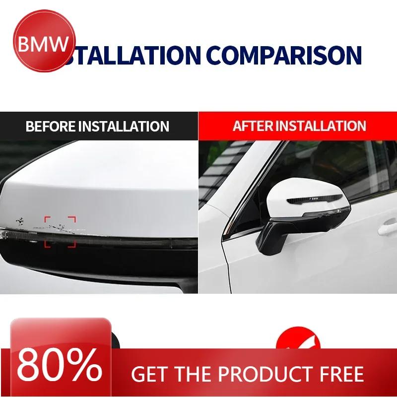 XYFHK1 2025 HotFor BMW 4pcs New Bumper Anti-collision Strip Car Door Scratch Protector Stickers For BMW Performance F25 F26 F15 F16 E90
