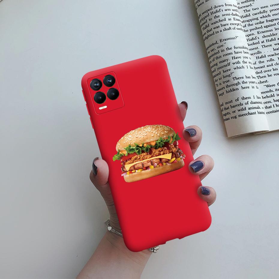 For Oppo Realme 8 Pro Case Cute Painted TPU Silicone Shockproof Soft Back Phone Cover for Realme 8 Pro Global Version 6.4" Case