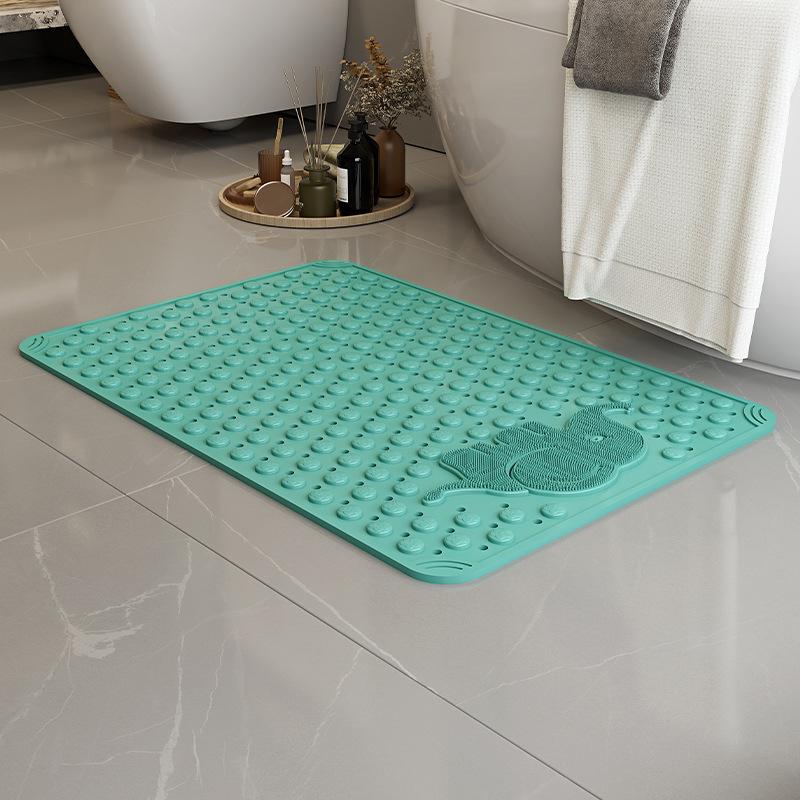 Bathroom Slip-resistant Mat Shower House Kids Fall Proof Mat Bathroom Bath Mat Environmentally Friendly PVC Massage Mat