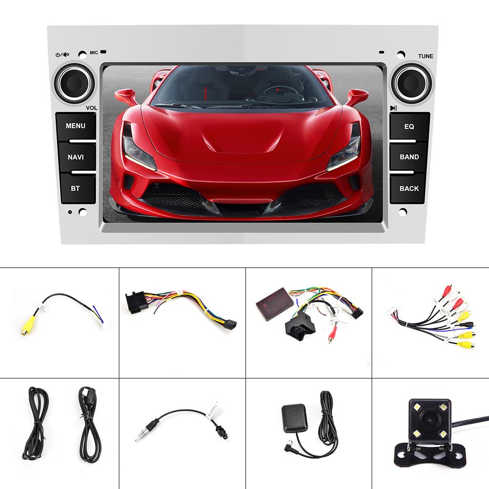 Podofo Автомагнітола Android 8.1 для Opel 7" Android радіо плеєр підтримка Mirror Link GPS WIFI камера заднього виду автомобільний відеореєстратор управління з керма FM Bluetooth