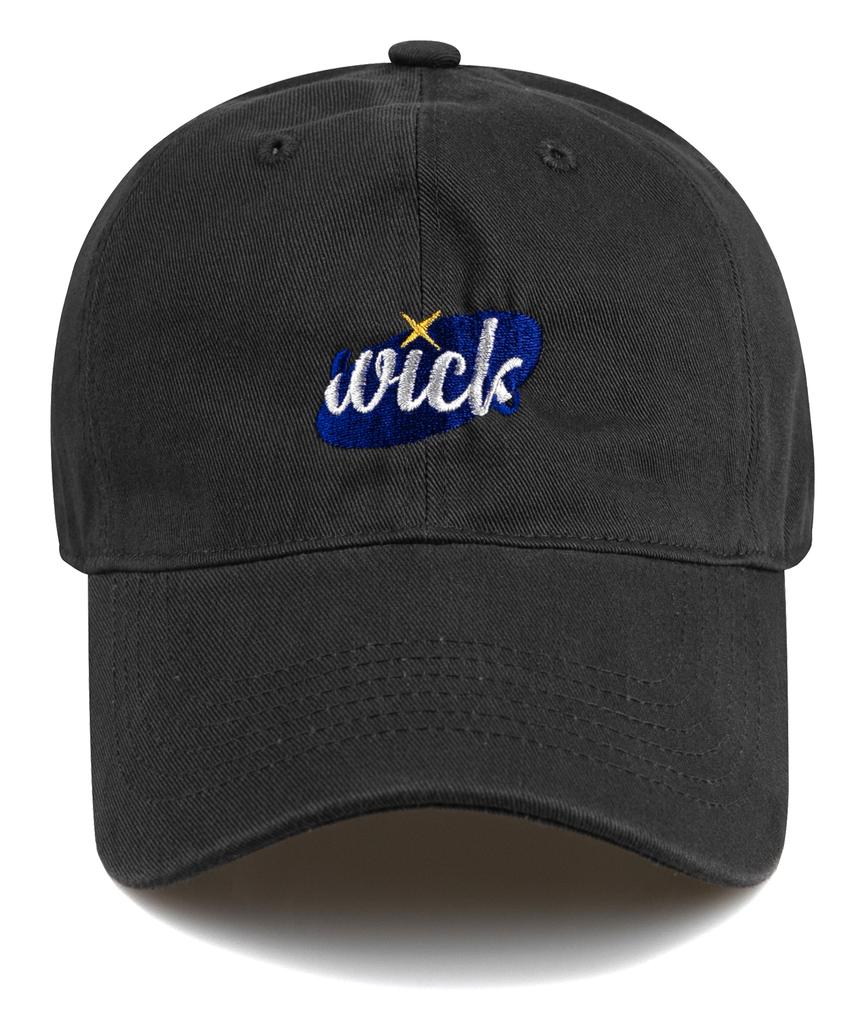 Wig W Round Star Washed Ball Cap - Charcoal