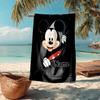 Custom Name Ultra-Soft Beach Towel with Mickey Theme,Ideal for Pool - Camping, Diving - Perfect Travel Essential, Vibrant Beach Towel.