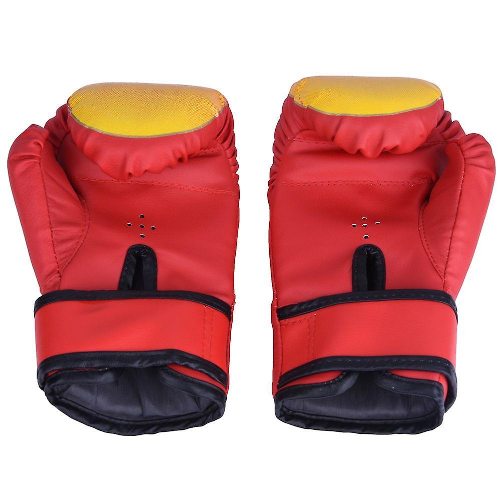 Verdant Touch Kinder Ringen Handschuhe Kinder Boxen Kampfhandschuhe, Rote Sandsack Boxhandschuhe für Kinder Schlagen, Sparring, Kickboxen, Muay Thai,