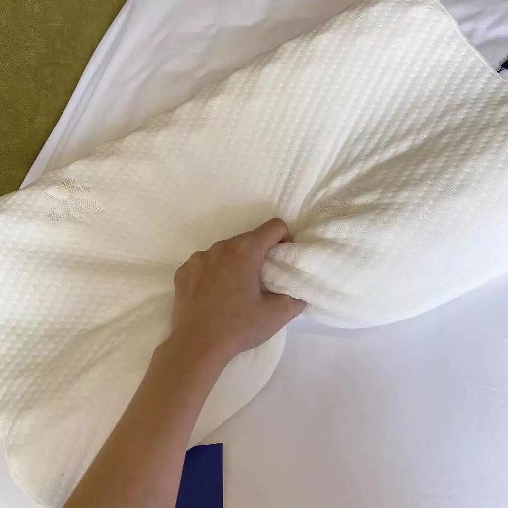 Latex-Kissen im Hill-Stil für Nackenschutz - Kissen mit langsamer Rückfederung zur Halswirbelstütze, Ideal für Veranstaltungen und als Geschenk