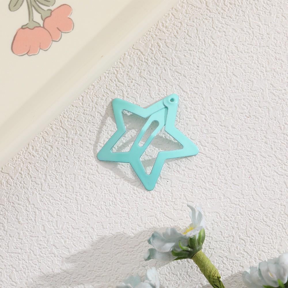 Children's Candy Color Star Hair Clips - Small Size BB Bangs Accessories