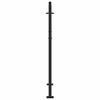 Garden Gate Black 100 x 125 cm Steel Sheet Design