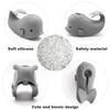 Baby Bathtub Faucet Cover Whale Pattern Anti-collision Cover BPA-Free Silicone Safety Protection Bath Tap Guard
