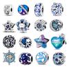 Kupfer Blaumond Glühwürmchen Dekorativer Anhänger Charm Kompatibel Mit Original Armband Armband Charm Perlenkette Diy Damen Schmuckstück