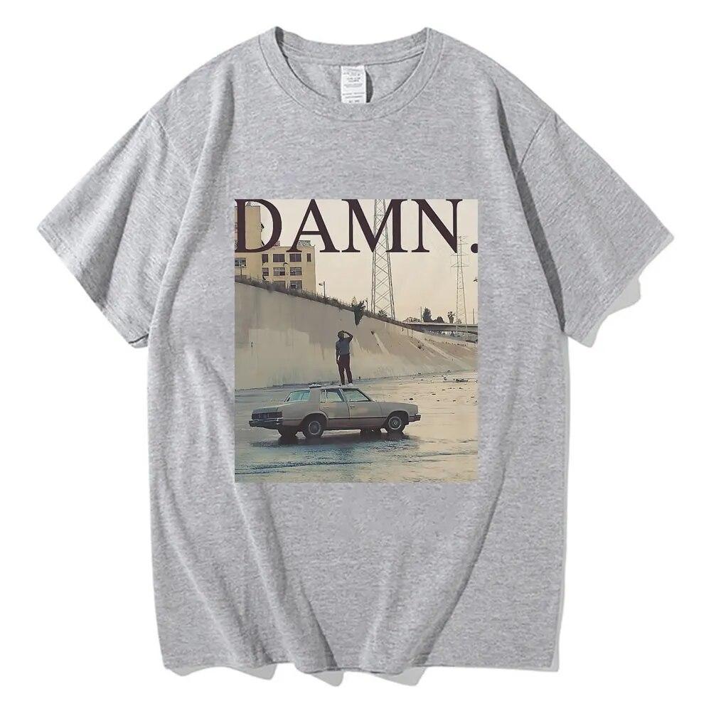 Camisetas del rapero Kendrick Lamar Damn, camiseta Retro del álbum Mr Morale & The Big Steppers, camisetas de algodón de gran tamaño Unisex para mujer, ropa de calle