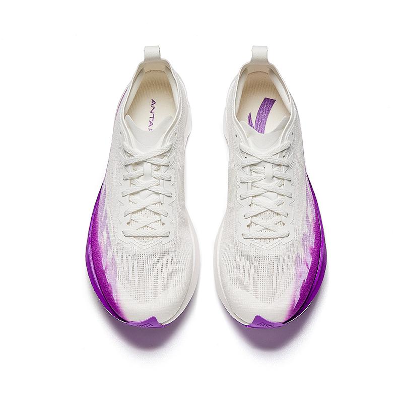Anta Speed Pioneer Training Shoes Kids Running Shoes White Purple 922625593-4