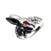 [World Accessories Carmelo] Rabbit Garnet Ring In Sterling Silver for Men and Women (15)