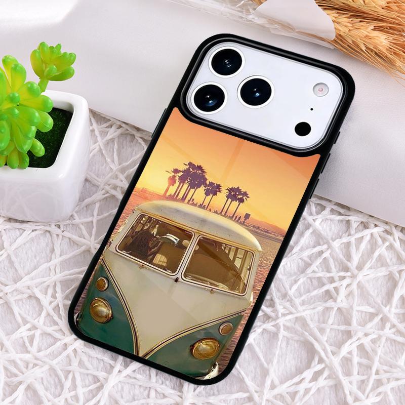 Combi Van Surf Phone Case for iPhone 17 Air 16 15 11 12 14 13 Pro Max Shockproof Cover iPhone 13 Pro Max