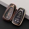 TPU 4/5 Przyciski TPU Pokrowiec na Kluczyk Samochodowy Fob Dla Chevrolet 2017-2019 Chevy Malibu Camaro Cruze Traverse Sonic Volt Bolt Equinox