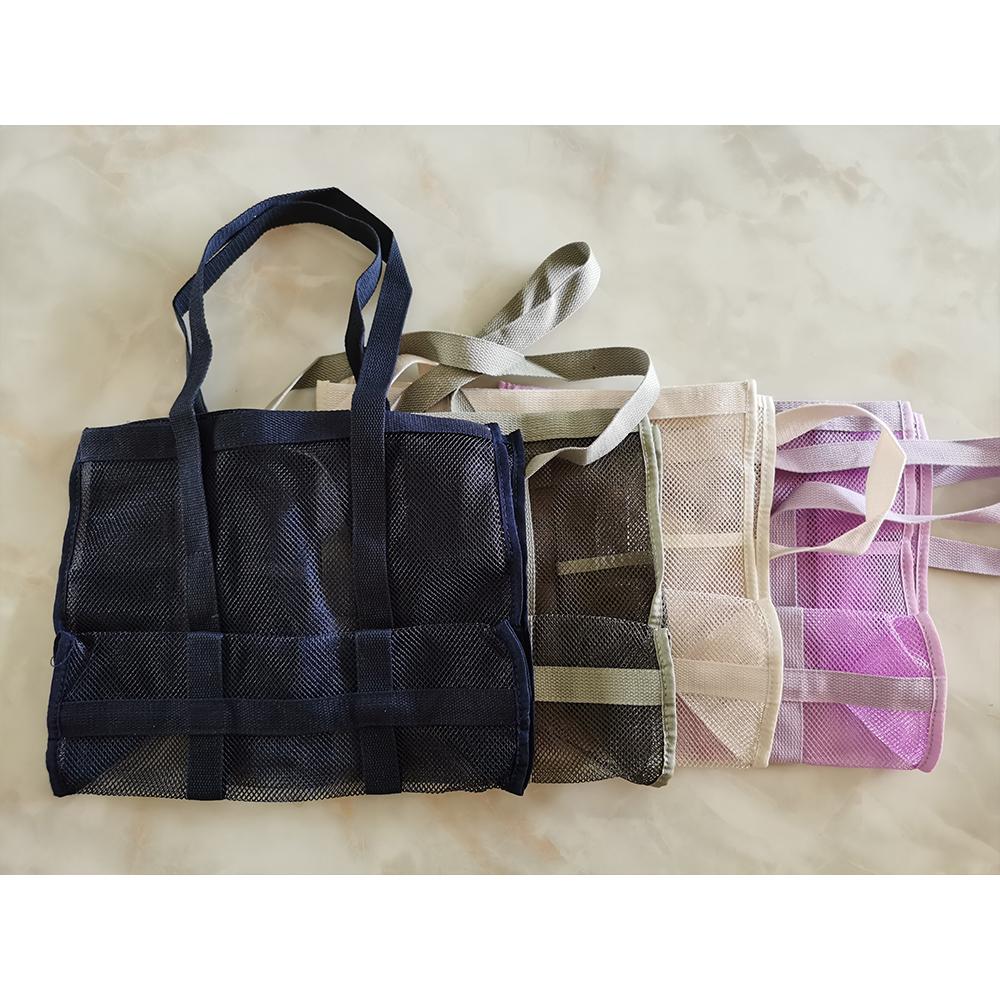 Roztomilá velká multifunkční síťovaná prodyšná taška do tašky Volný čas Cestování Velkokapacitní úložná taška Nákupní taška Domácí organizér taška