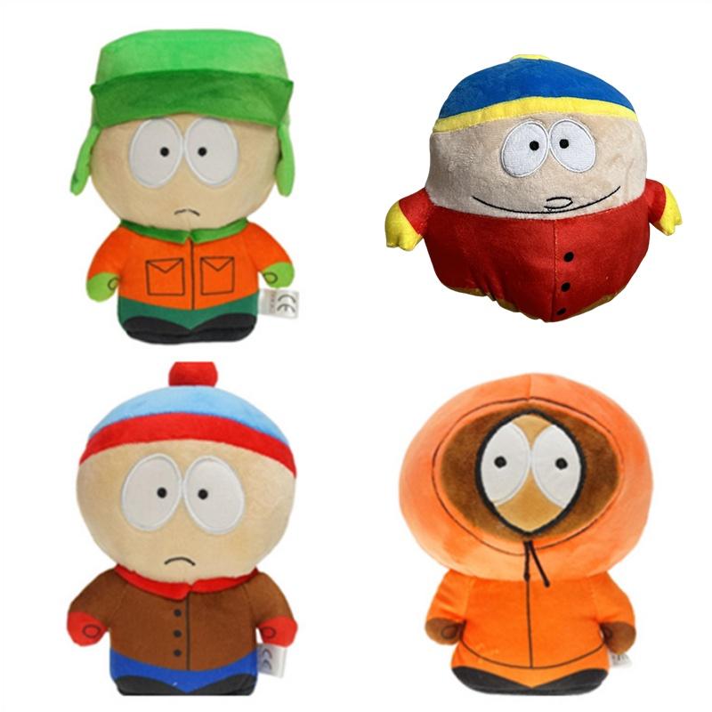 Breloc South Park cu jucării de pluș Kyle, Cartman și Kenny