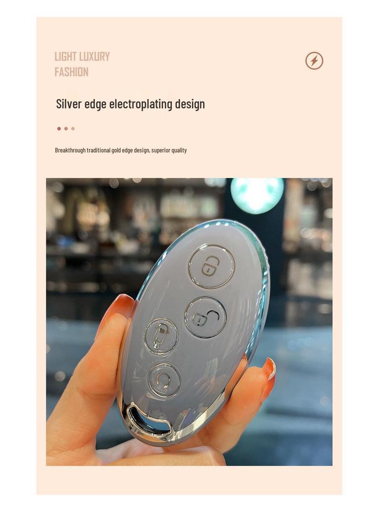 BYD Yuan Plus Women's Car Key Case: Fits Yuan Pro, Qin, Song, Dolphin, Tang, Han DMI Models.
