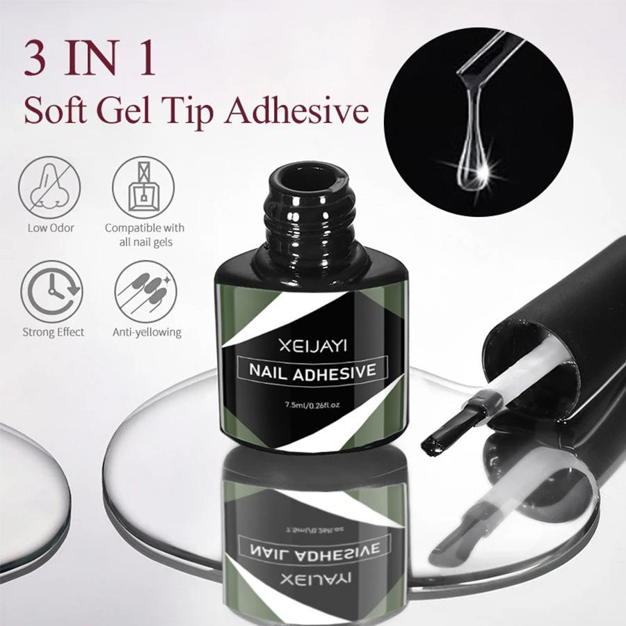 7.5ml Professional UV/LED Nail Extension Glue Nail Adhesive Gel - Press-On Nail Glue for Artificial Nails