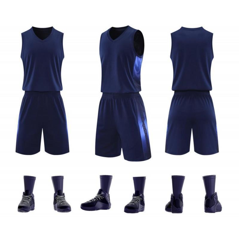 Unisex Basketball Practice Jersey Set With Custom Print - Breathable Mesh Training Vest Men Women