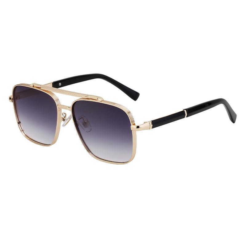 New Vintage Square Men Sunglasses Metal Frame Female Luxury High Quality Classic Sun Glasses For Man Shades Uv400