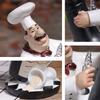 Chef Sculpture Series Exquisite Resin Crafts Home Decoration Art Sculptures for Kitchen, Dining Table,  and Hallway Decor