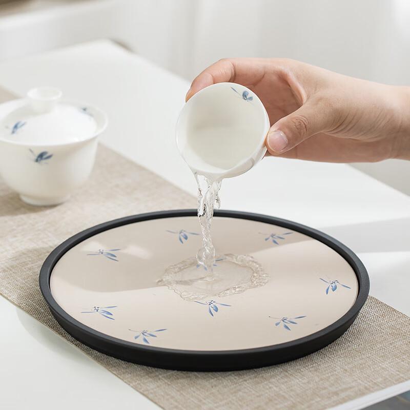 LISM Panda Orchid Ceramic Travel Tea Set
