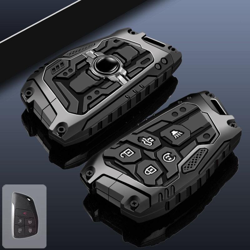 For Gmc Yukon 4/5/6 Button Car Key Cover Case Shell For Chevrolet Tahoe Suburban For Buick Envision S Plus Avenir