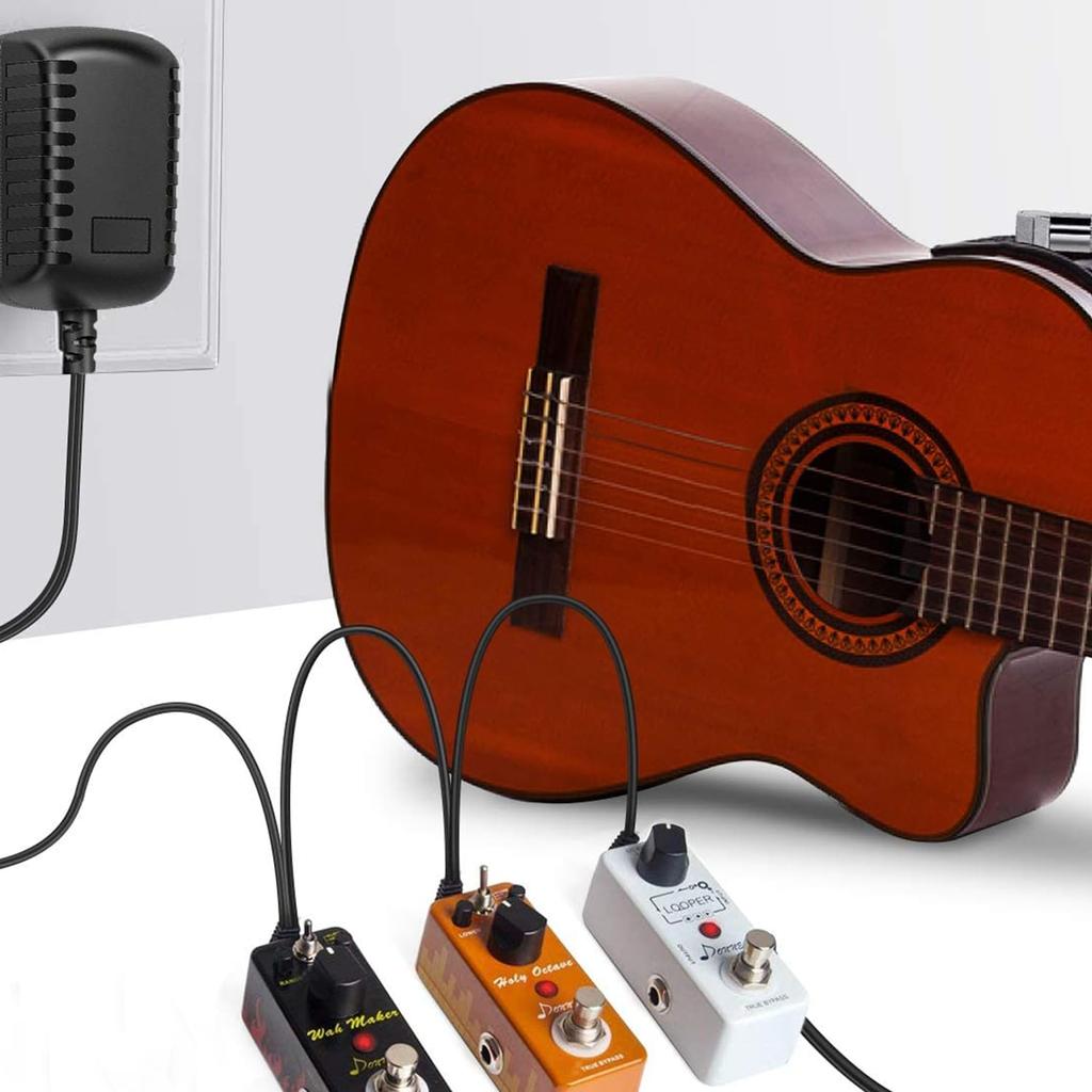 PSE Certified DC9V1A AC Adapter Center Power Supply Power Adapter for Electric Guitar Effect Pedals Outer Diameter Diameter Power Cable Security-01