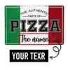 1pc Italian Pizza Metal Sign 8x12 Inch Retro Tin Plate Home Kitchen Wall Art Bar Cafe Decor