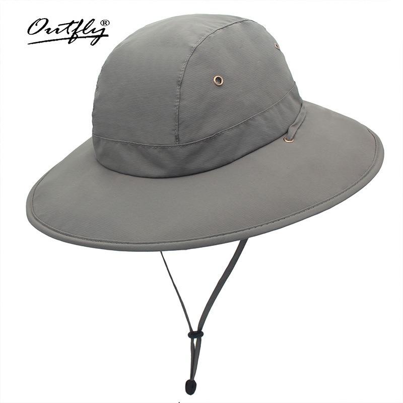 Summer Outdoor Sun Protection Fishing Hat Anti-splashing Surf Big Brim Sun Hat Bucket Hat