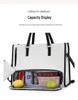 High-Quality Insulated Black Diamond Lattice Lunch Bag, Handbag, and Crossbody Tote