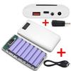 Battery Case Powerbank Universal 18650 With Adjustable 512v Output For Multiple Devices For Travel Gadgets Electronics