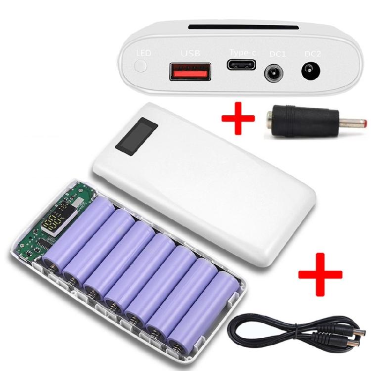 Battery Case Powerbank Universal 18650 With Adjustable 512v Output For Multiple Devices For Travel Gadgets Electronics