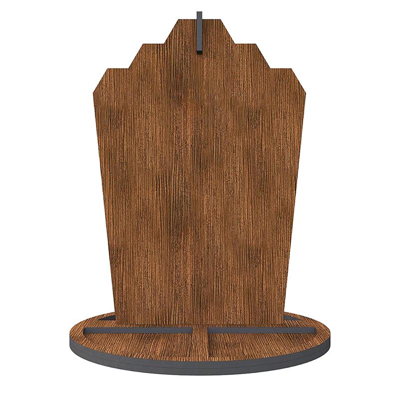 

Freestanding Jewelry Display Rack Storage Shelf For Bracelets Necklaces And Earrings Accessories Organization Tool коричневий