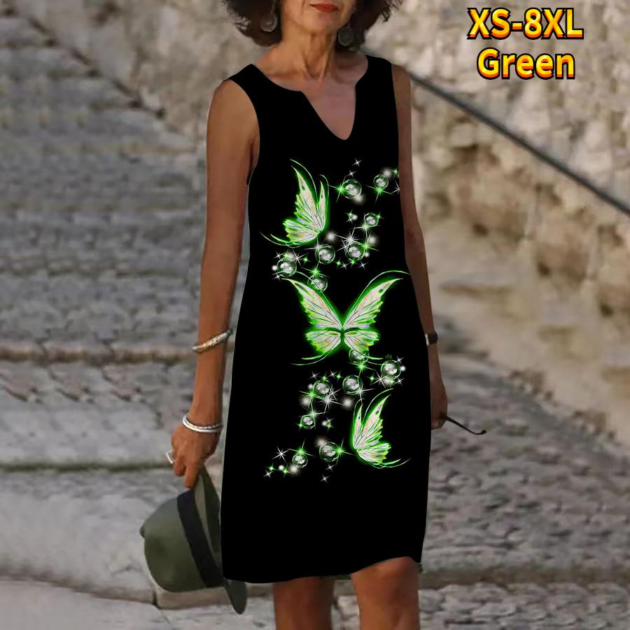 Женское летнее фиолетовое блестящее платье с v-образным вырезом и бабочкой — фото 4