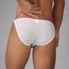 Men's Lace Briefs Sexy High Fork Breathable Water Ripple Small Triangle Sex Panties