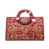 Chinese-style wedding bag 2024 new model for women, red traditional embroidered handbag, shoulder bag for middle-aged mothers, niche ethnic style