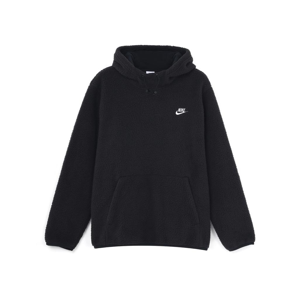Nike Sportswear Sport Essentials+ Fleece-Lined Pullover Hoodie Men Tops Black DD5014-010