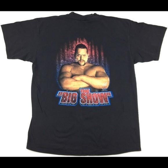 Big Show Wrestler Black T-Shirt Cotton Tee For Men All Size S To 234XL KK269 Unisex T-Shirt