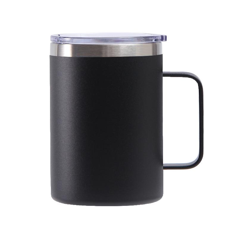 Exclusive For 16Oz Handle Cup 304 Stainless Steel Office Cup, Color Spray Coffee Cup