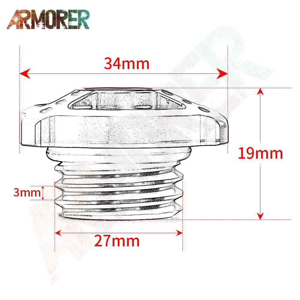 MT 07 Motorcycle Crankcase Cap Engine Oil Filler Screw Cover Plug Accessories For YAMAHA MT07 MT-07 2014 -