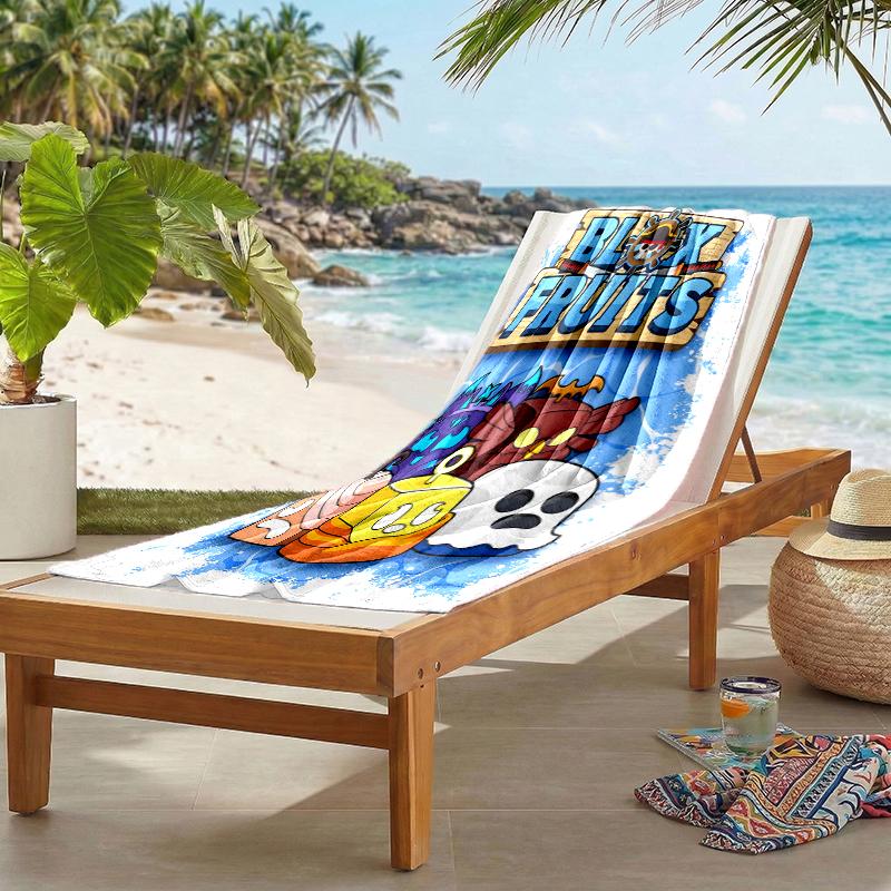 Blox Fruit Fashion Beach Towel: Ideal for Summer Adventures Soft, absorbent and quick drying suitable for swimming and bathing