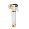 Brass and Aluminum Handheld Bidet Sprayer Adjustable Water Pressure Handheld Design Toilet Sprayer Nozzle Gold and Silver