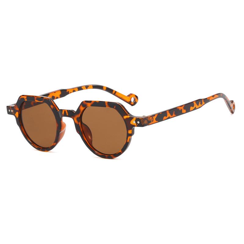 Trendy Oval Small Sun Glasses Glasses Colorful Circular Spectacle Frame Frame Classic UV400 Sunglasses Trend Womens Cat Eye Sunglasses for Ladies