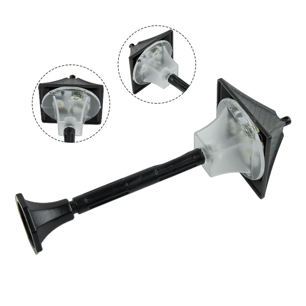 Model Street Lights Ornament PVC Solar Lamp Train Miniature