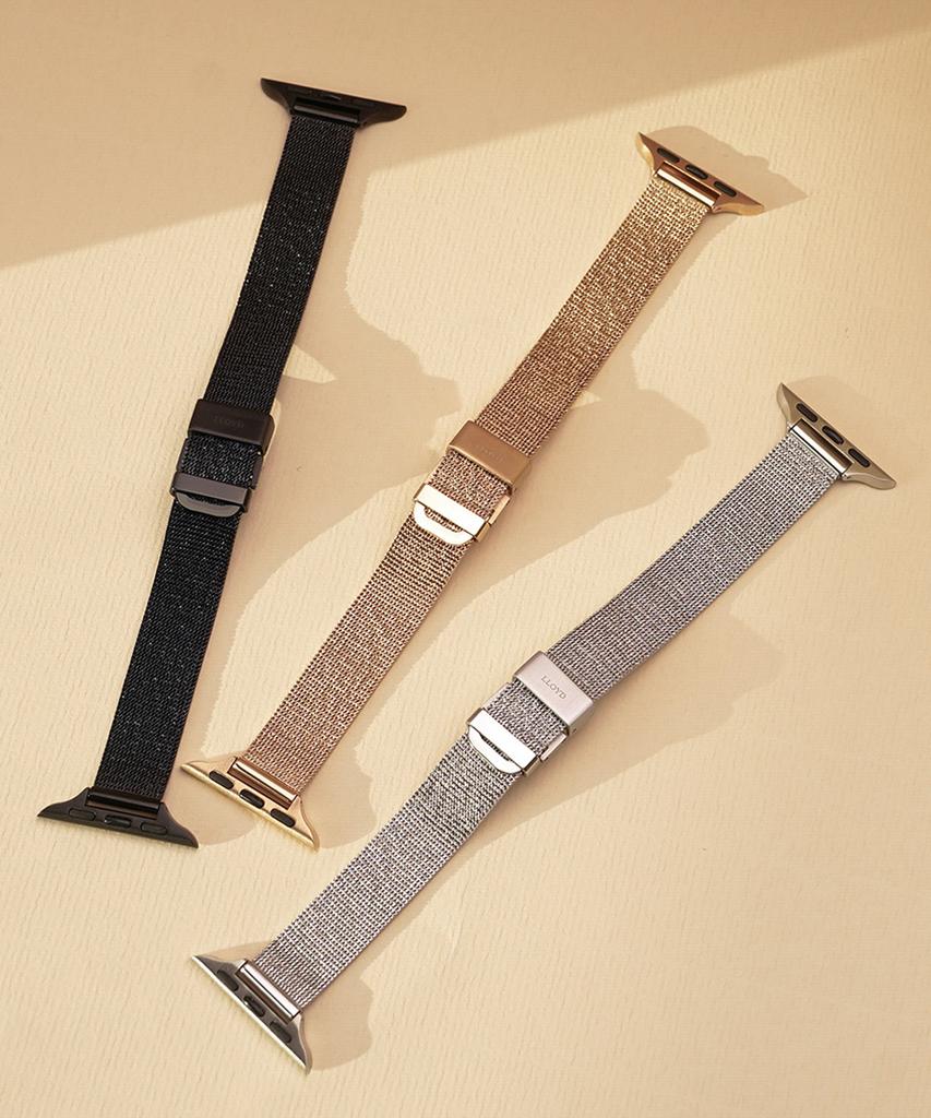Loideu [Apple Watch 38-41Mm Compatible] Shimmerbrite Premium Mesh Strap Ll2B22T00P