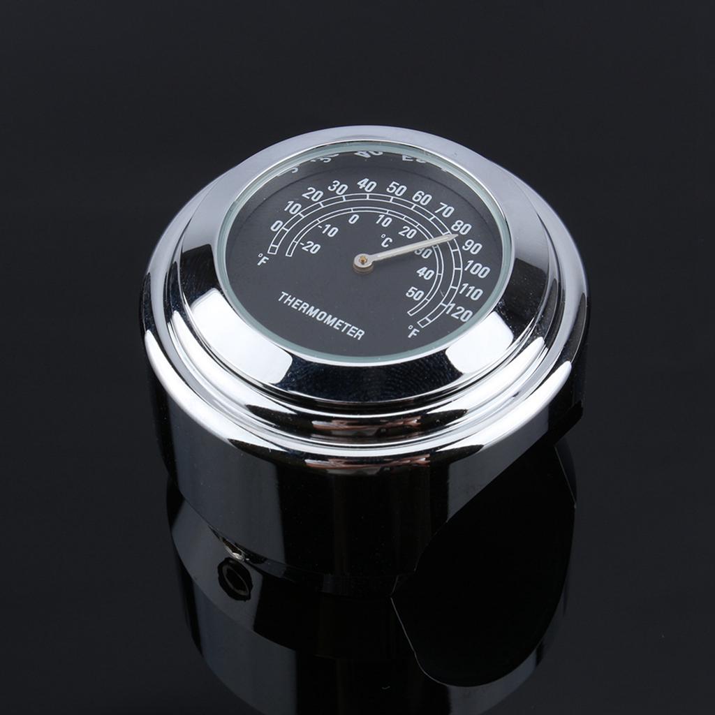 Durable Aluminum Alloy 7 8  ‑ 1  Handlebar Thermometer for Motorcycle