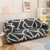 1 /2 /3 /4 Seater Geometry Sofa Cover Stretch Spandex L Shape Sofa Covers Cartoon Chaise Longue Couch Slipcover Furniture Protector