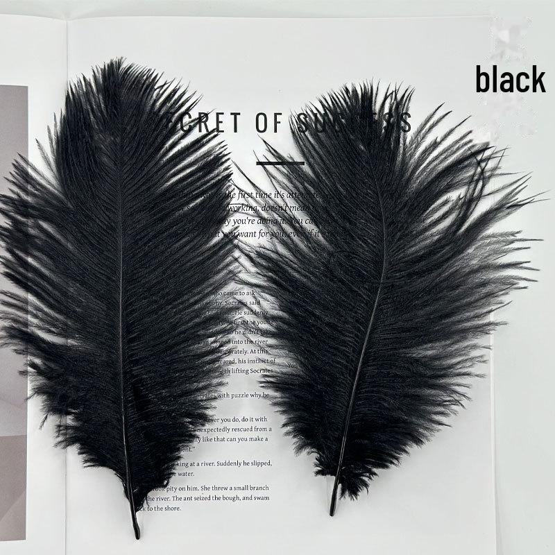 Barevné zavírače na dorty z pštrosího peří a příslušenství